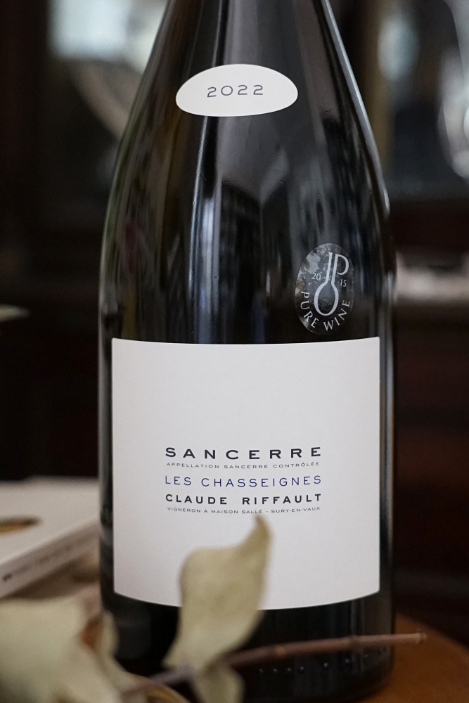 2022 克勞德瑞佛 夏桑 松塞爾白酒 Claude Riffault Sancerre Blanc Les Chasseignes:圖片 2