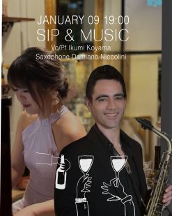 01. 09 Sip Wine & Jazz Duo by Ikumi Koyama x Damiano Niccolini